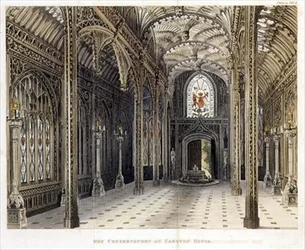 The Gothic Conservatory, Carlton House, from Pyne